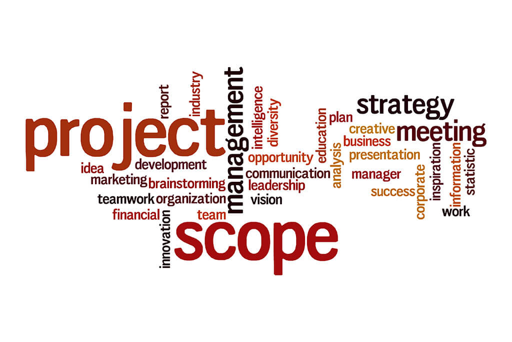 Project Scope Word Cloud Concept